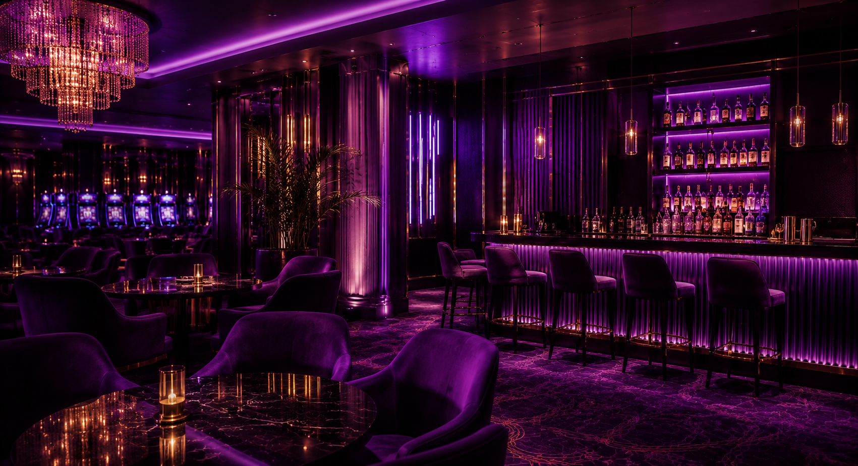 Gastronomie und Bars in der Spielbank Wiesbaden